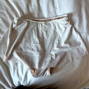 Kortni Jean Swim Skirt White XS